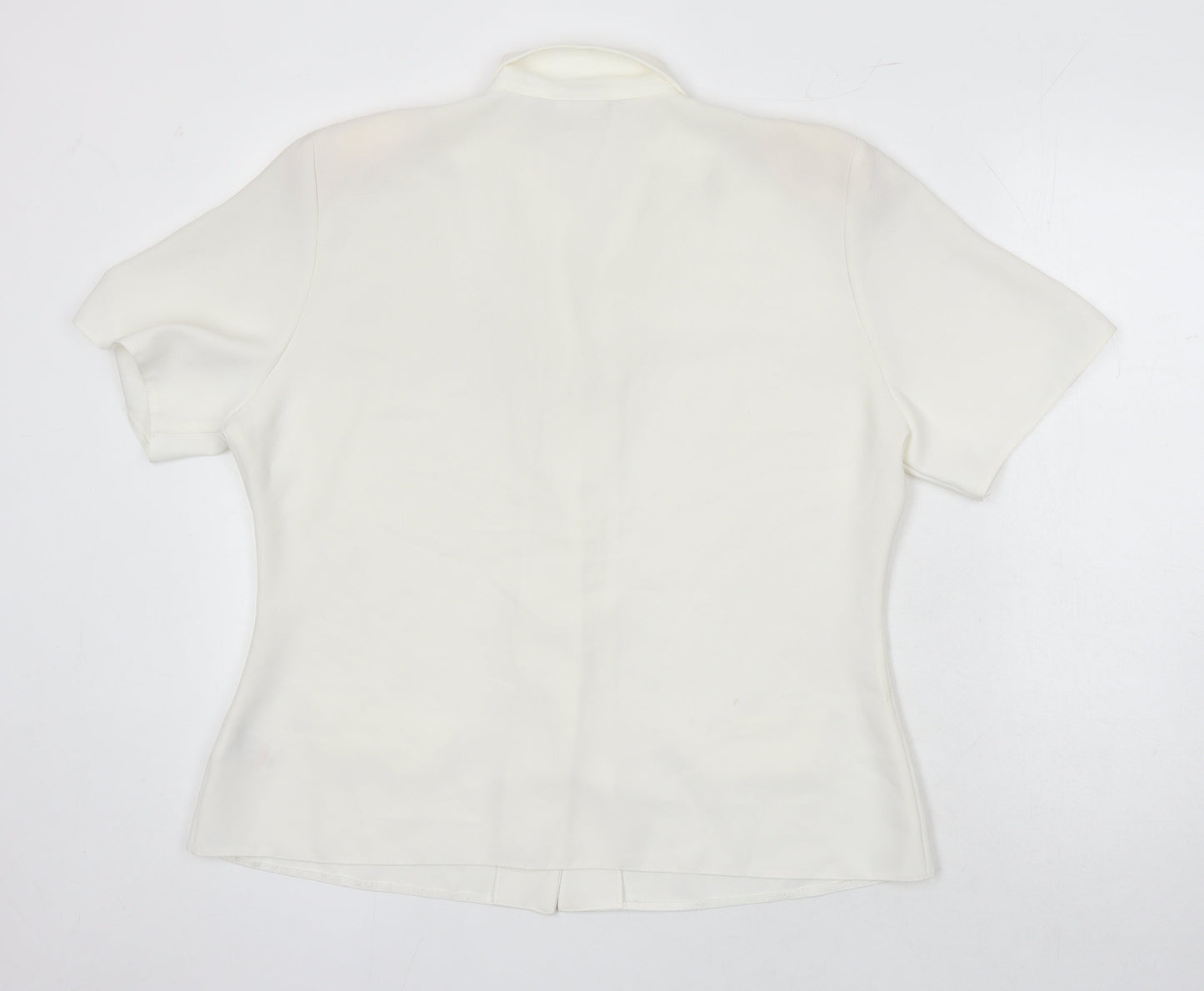 Womens UK Size 16 St Bernard Ivory Tunic Blouse