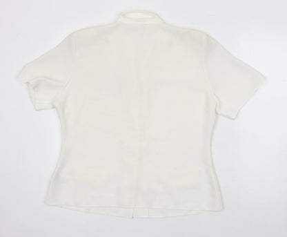 Womens UK Size 16 St Bernard Ivory Tunic Blouse
