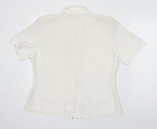 Womens UK Size 16 St Bernard Ivory Tunic Blouse
