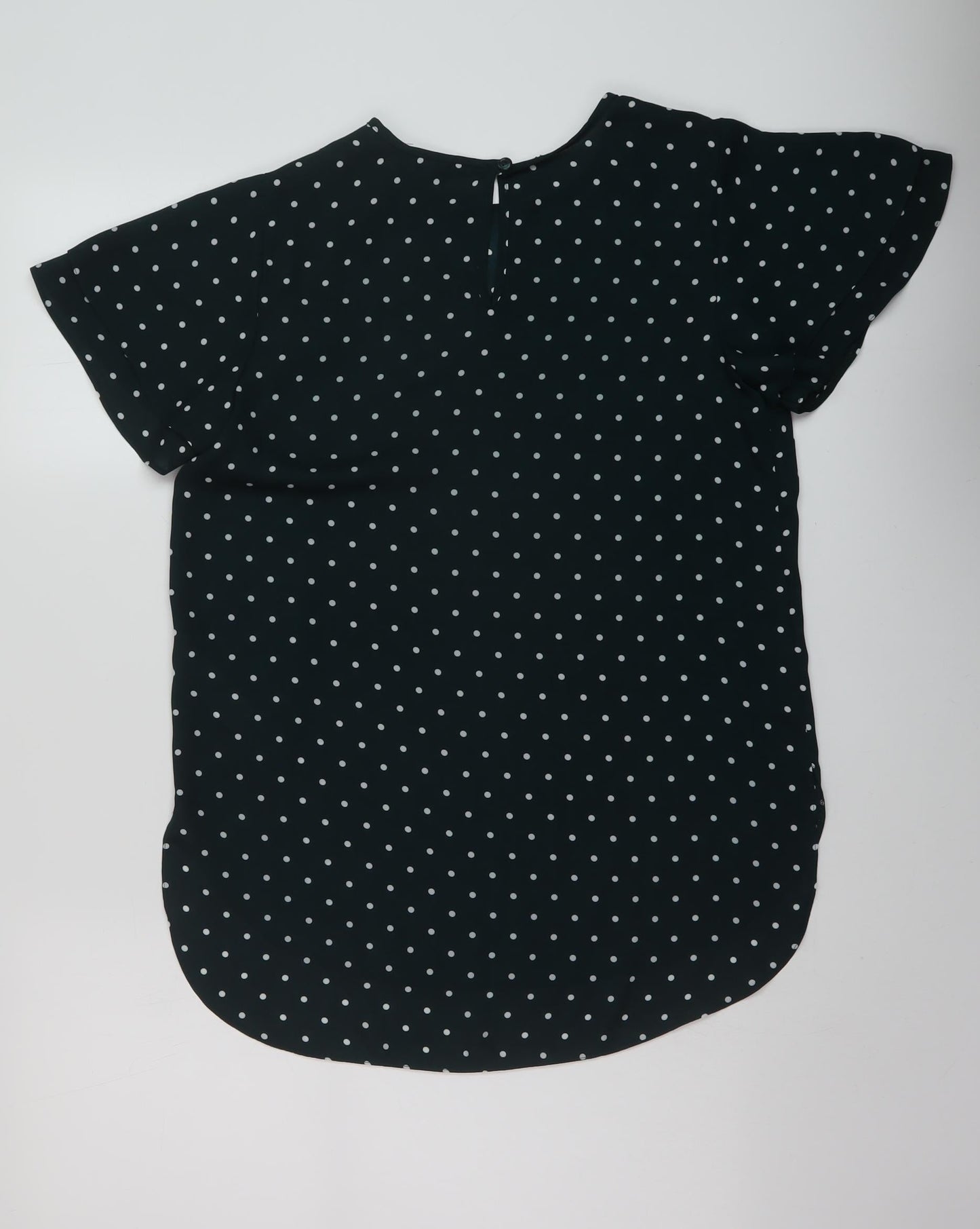 Womens UK Size 8 New Look Green Basic Blouse