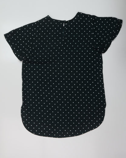 Womens UK Size 8 New Look Green Basic Blouse