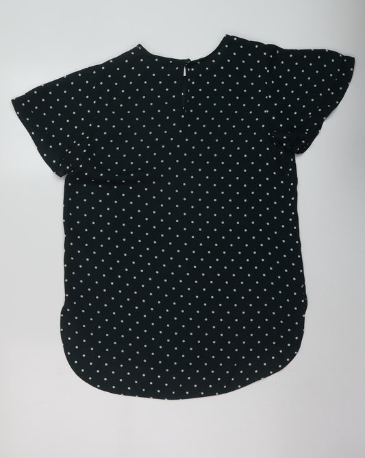 Womens UK Size 8 New Look Green Basic Blouse