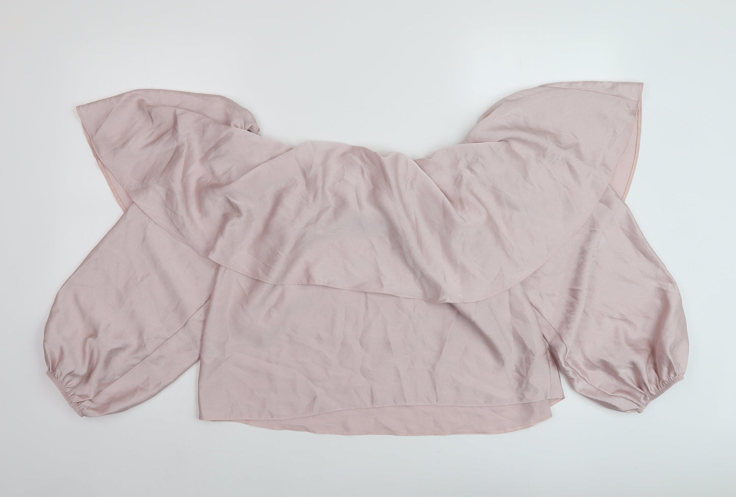 Womens UK Size 14 River Island Pink Basic Blouse