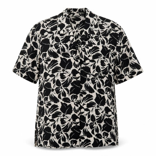Womens UK Size 6 Marks and Spencer Black Basic Button-Up