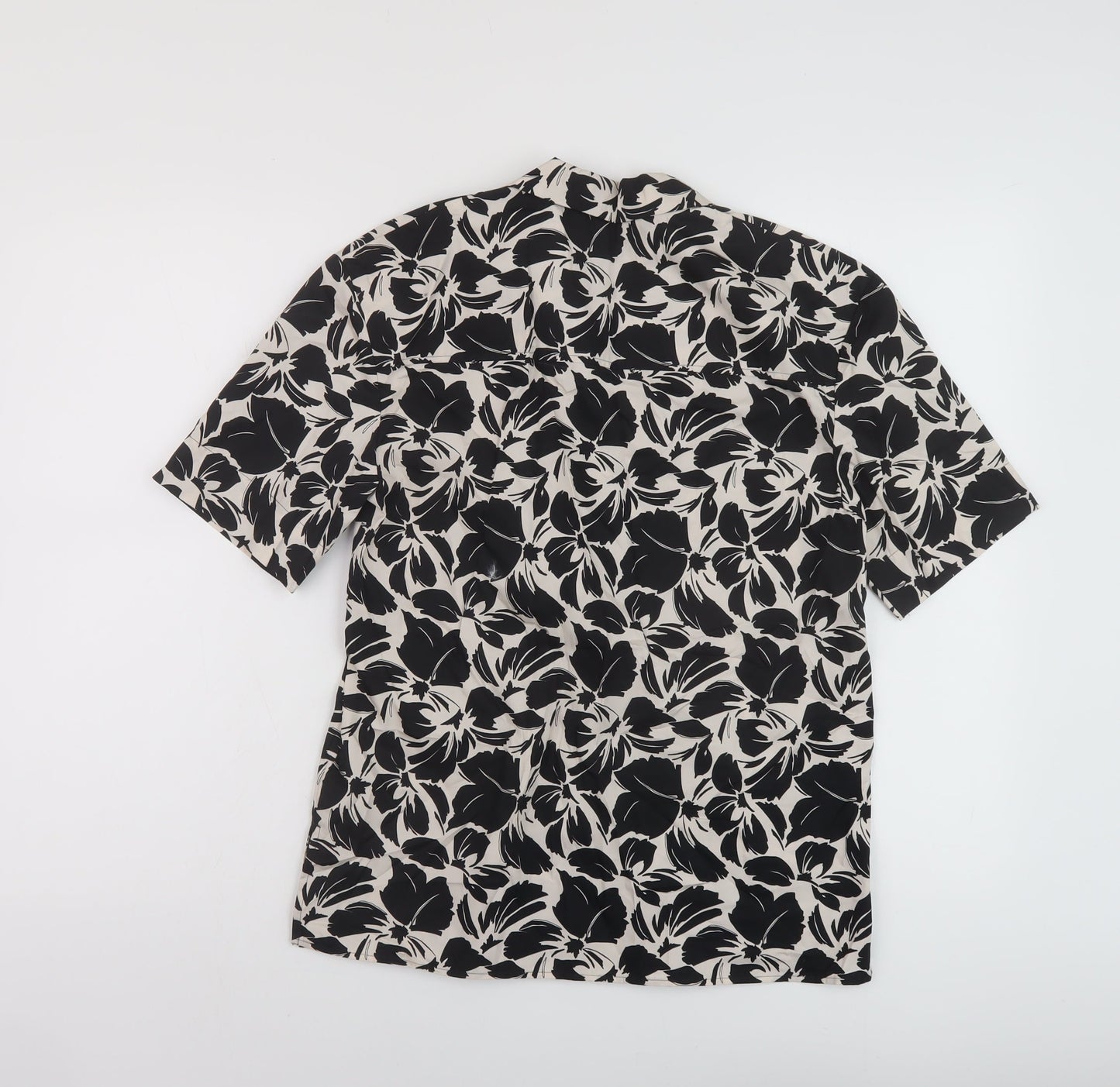 Womens UK Size 6 Marks and Spencer Black Basic Button-Up