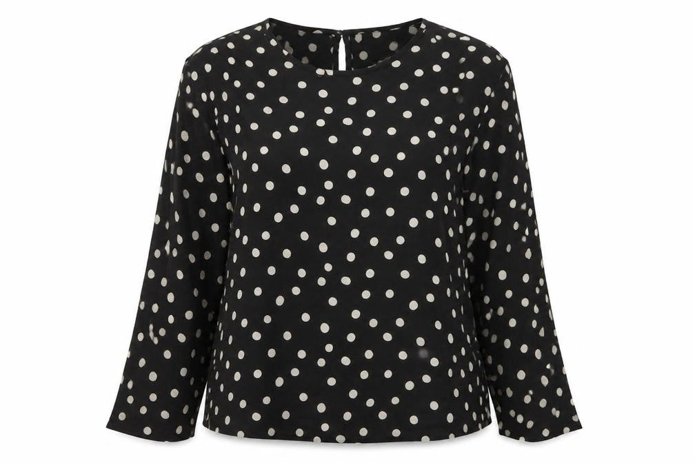 Womens UK Size 12 Marks and Spencer Black Basic Blouse