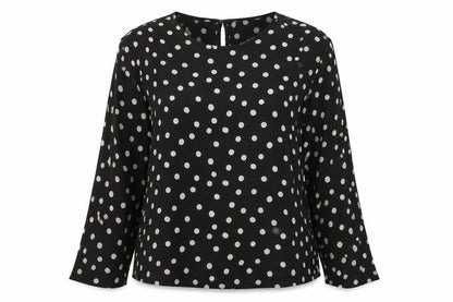 Womens UK Size 12 Marks and Spencer Black Basic Blouse