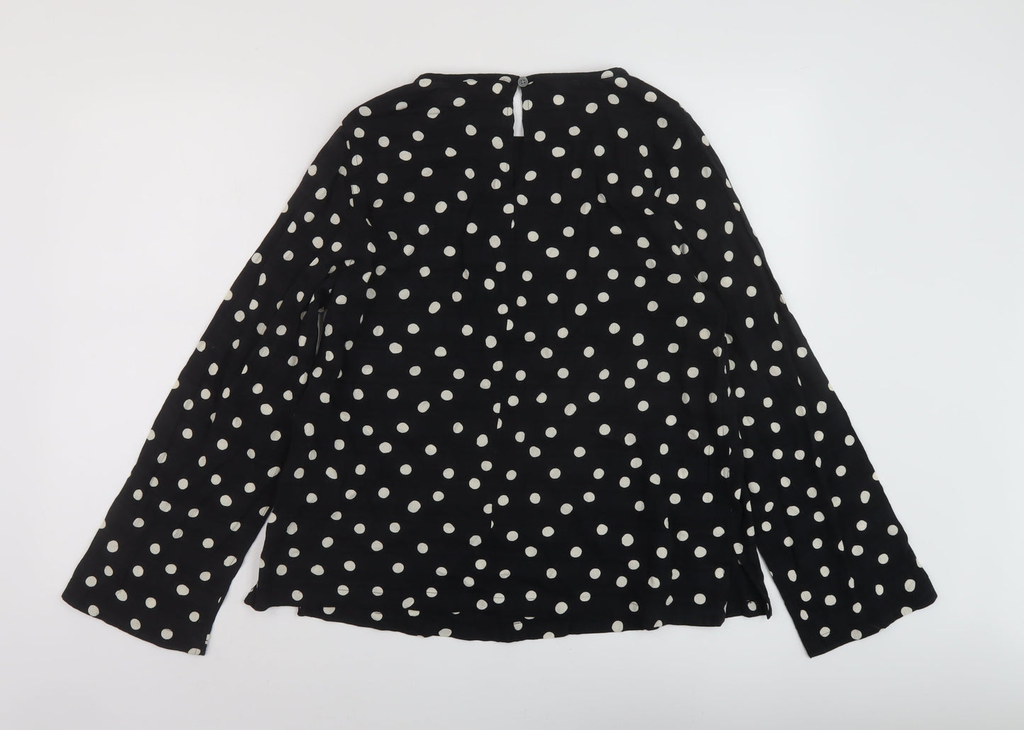 Womens UK Size 12 Marks and Spencer Black Basic Blouse