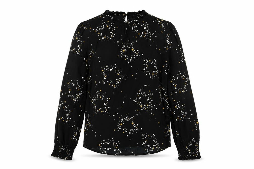 Womens UK Size 6 Marks and Spencer Black Basic Blouse