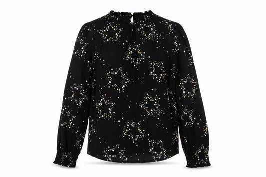 Womens UK Size 6 Marks and Spencer Black Basic Blouse