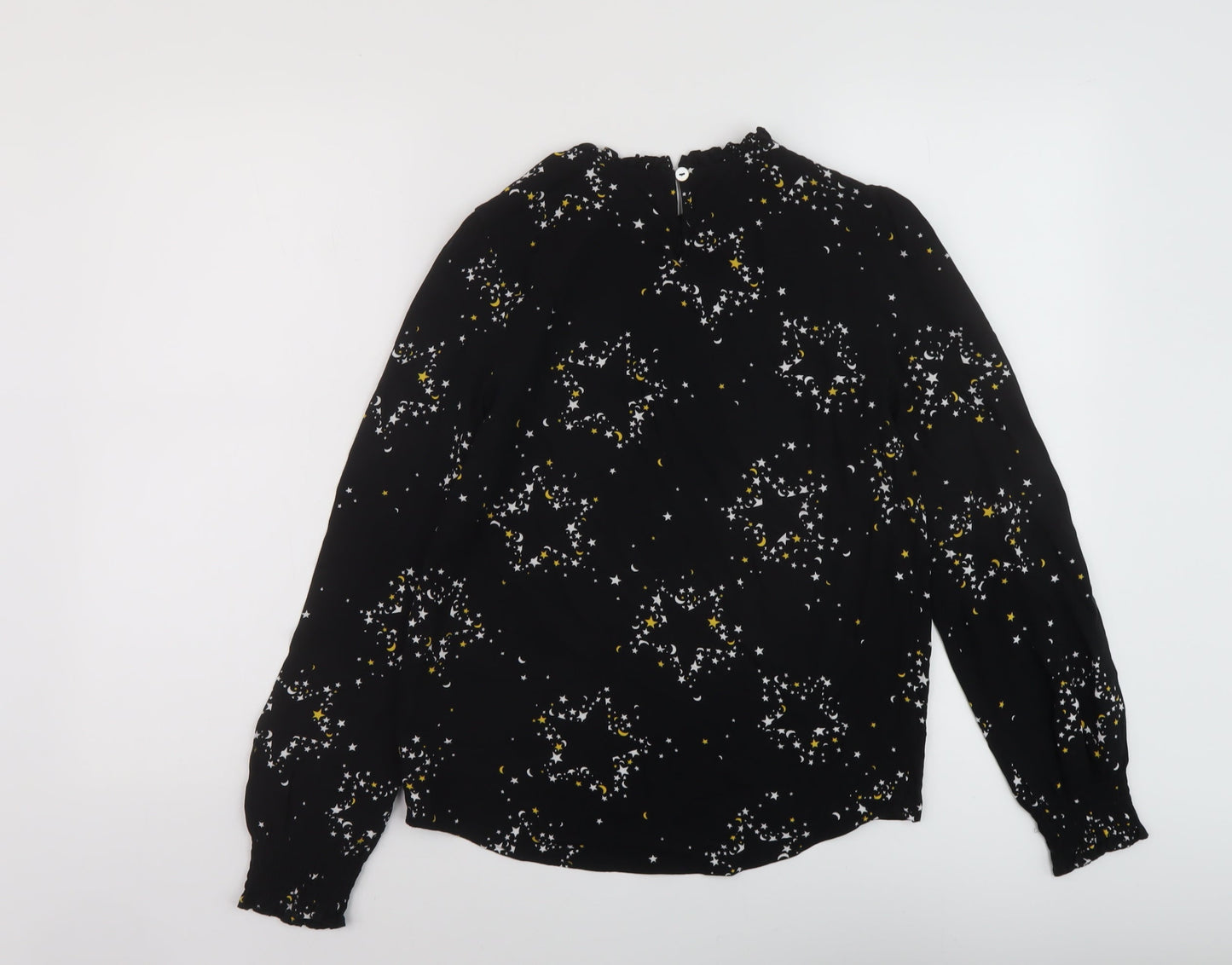 Womens UK Size 6 Marks and Spencer Black Basic Blouse