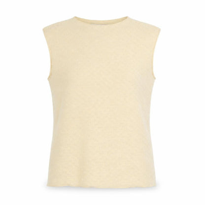 Womens UK Size 12 Marks and Spencer Beige Basic Tank