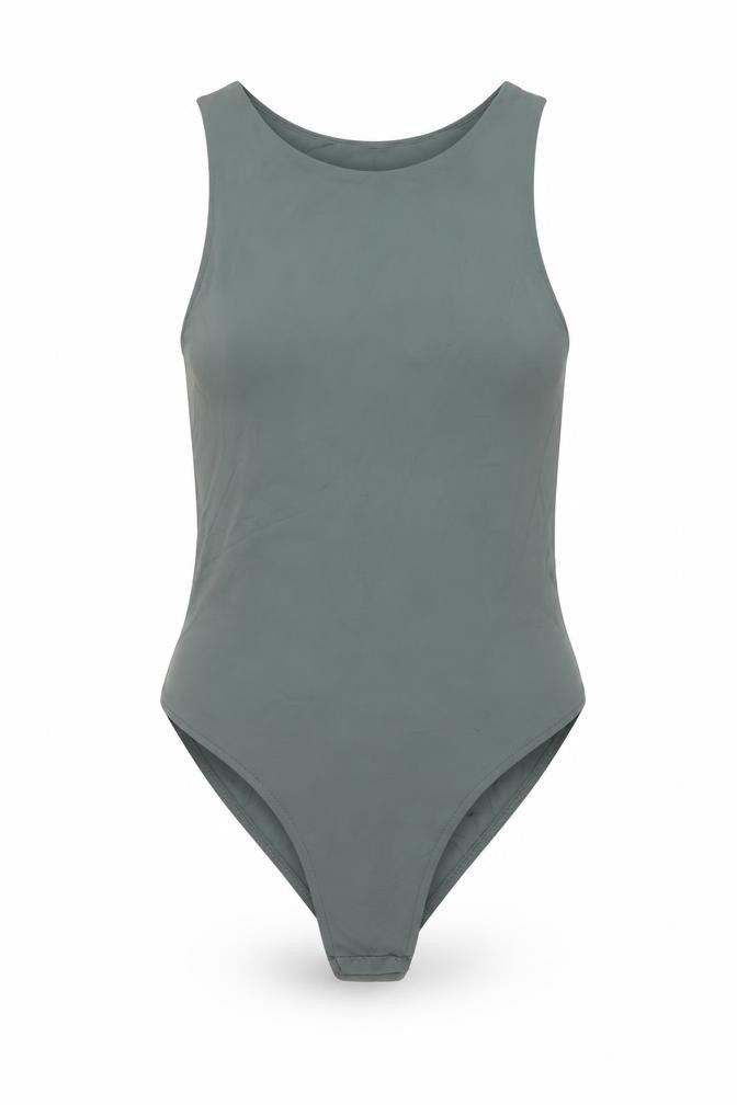 Womens UK Size S Zara Green Bodysuit One-Piece