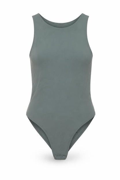 Womens UK Size S Zara Green Bodysuit One-Piece