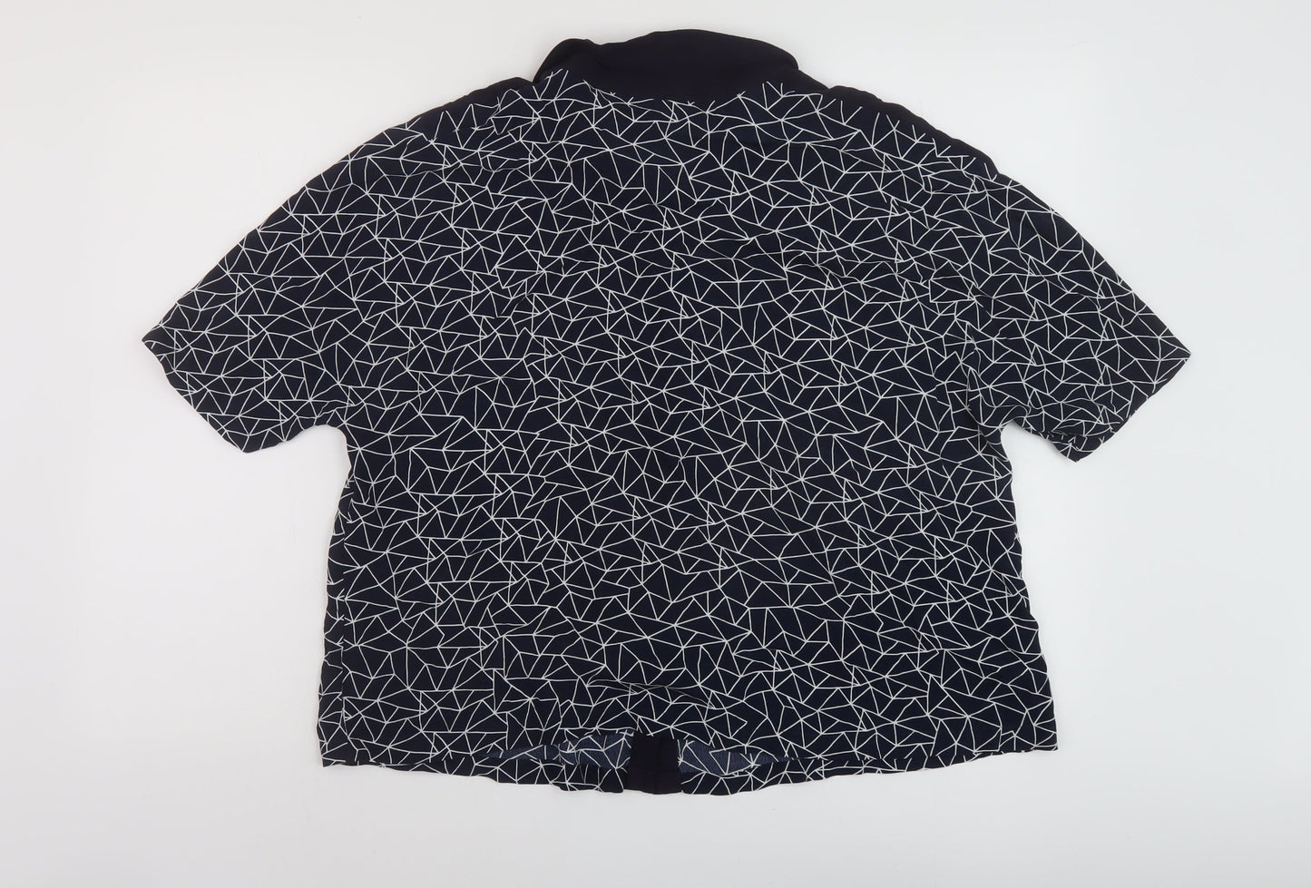Womens UK Size 12 Marks and Spencer Blue Basic Blouse