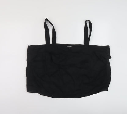 Womens UK Size 22 Marks and Spencer Black Cropped Tank