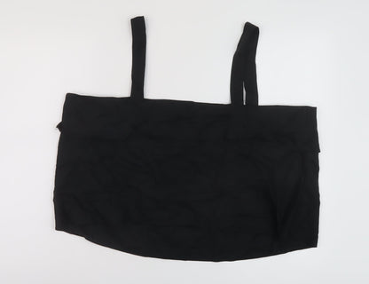 Womens UK Size 22 Marks and Spencer Black Cropped Tank