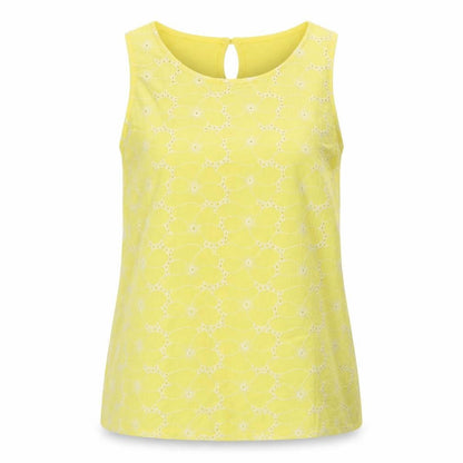 Womens UK Size 6 NEXT Yellow Basic Tank