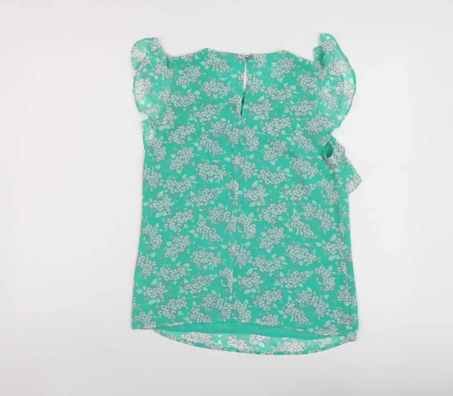 Womens UK Size 8 Oasis Green Basic Tank