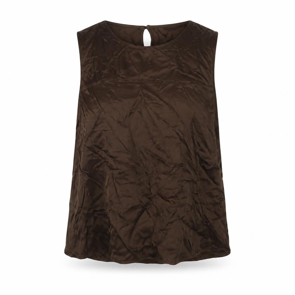 Womens UK Size 10 Marks and Spencer Beige Basic Tank