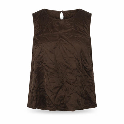 Womens UK Size 10 Marks and Spencer Beige Basic Tank