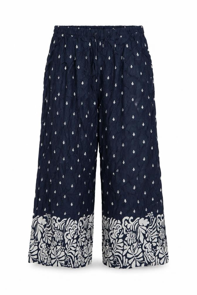 Womens UK Size 10 Marks and Spencer Regular Fit  Blue Trousers