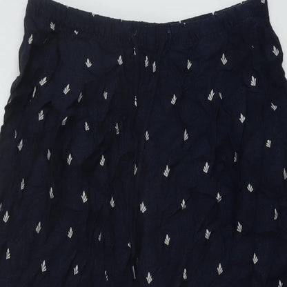 Womens UK Size 10 Marks and Spencer Regular Fit  Blue Trousers