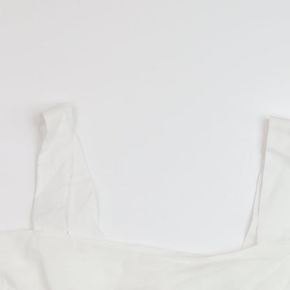 Autograph Womens White Cotton Basic Tank Size 20 Square Neck