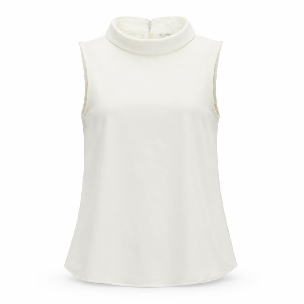 Womens UK Size 4 H&M Ivory Basic T-Shirt