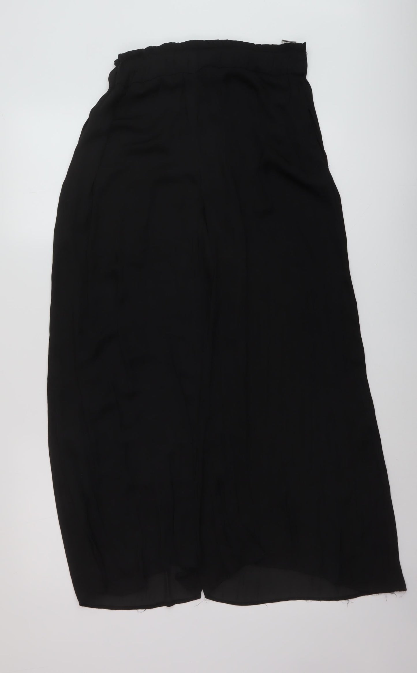 Womens UK Size S Zara Regular Fit  Black Trousers