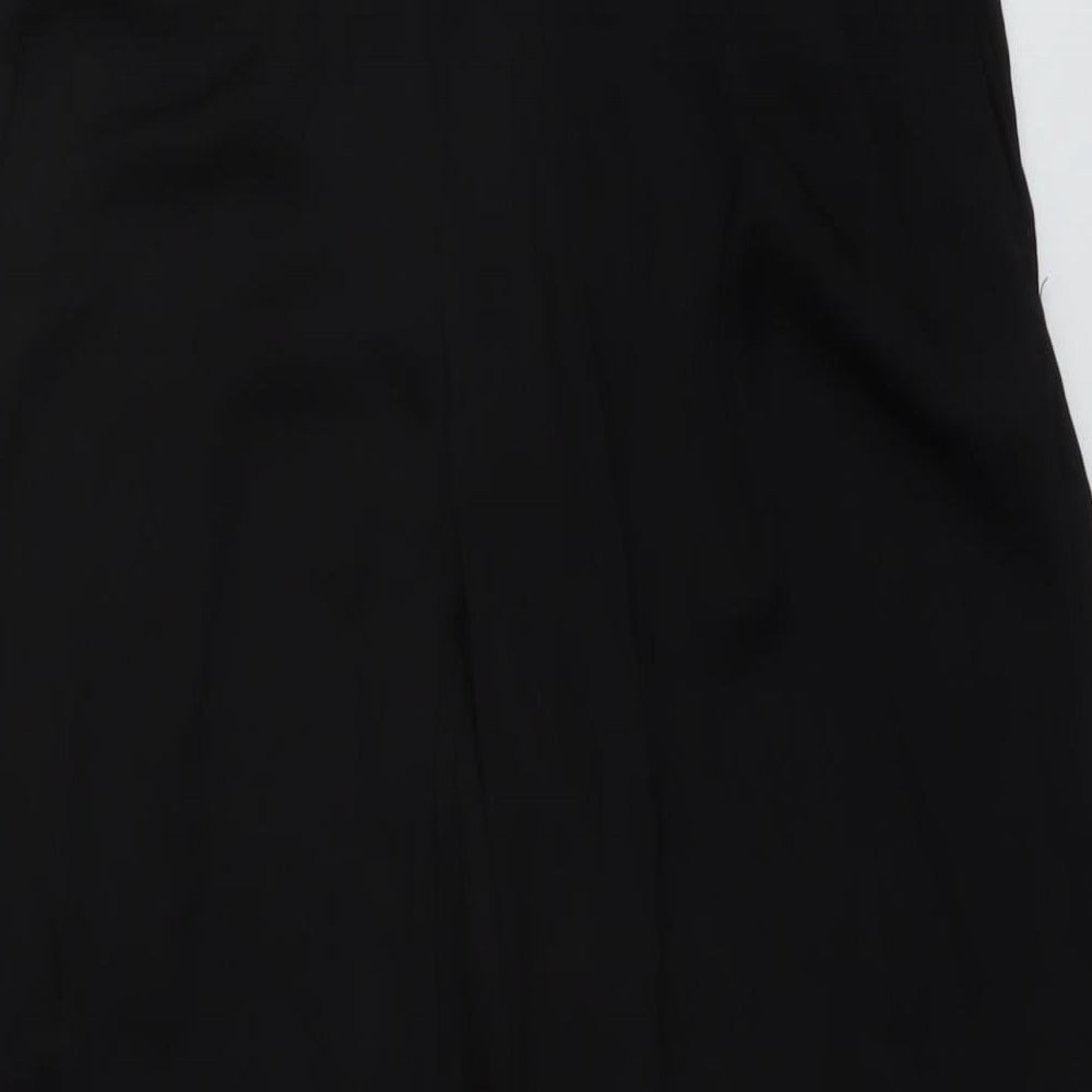 Womens UK Size S Zara Regular Fit  Black Trousers