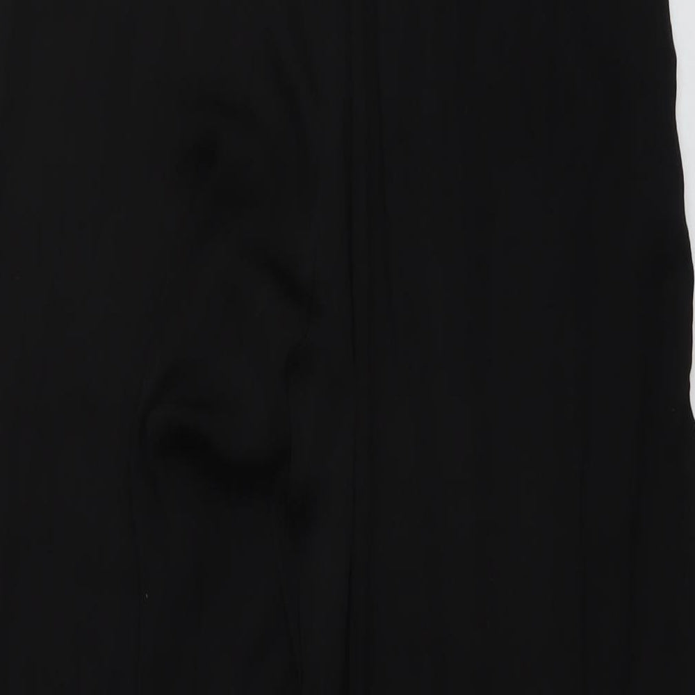 Womens UK Size S Zara Regular Fit  Black Trousers