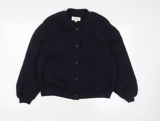 Womens UK Size 14 Marks and Spencer Blue Full Zip Sweatshirt