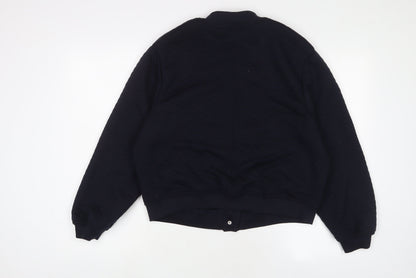 Womens UK Size 14 Marks and Spencer Blue Full Zip Sweatshirt