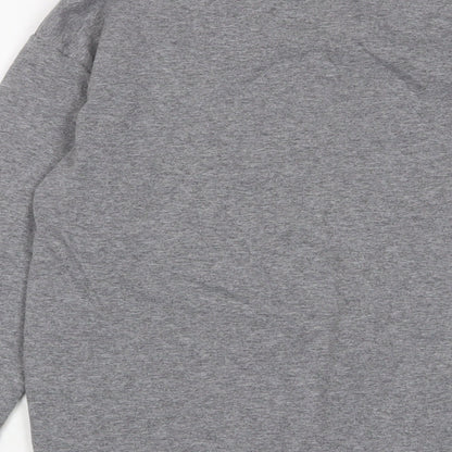Civico Womens Grey Cotton Pullover Sweatshirt Size S Pullover