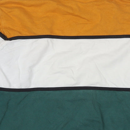 Inside Youth Mens Multicoloured Striped Cotton Pullover Sweatshirt Size L - Logo