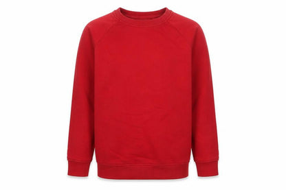 Next Boys Red Cotton Pullover Sweatshirt Size 12 Years Pullover