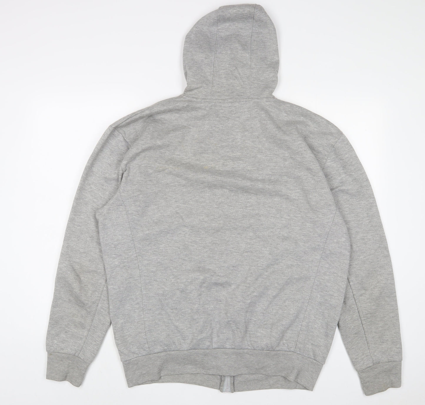 Mens UK Size L Slazenger Grey Full Zip Hoodie