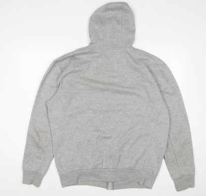 Mens UK Size L Slazenger Grey Full Zip Hoodie