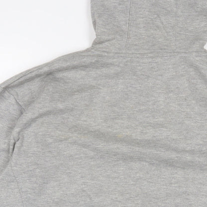 Mens UK Size L Slazenger Grey Full Zip Hoodie
