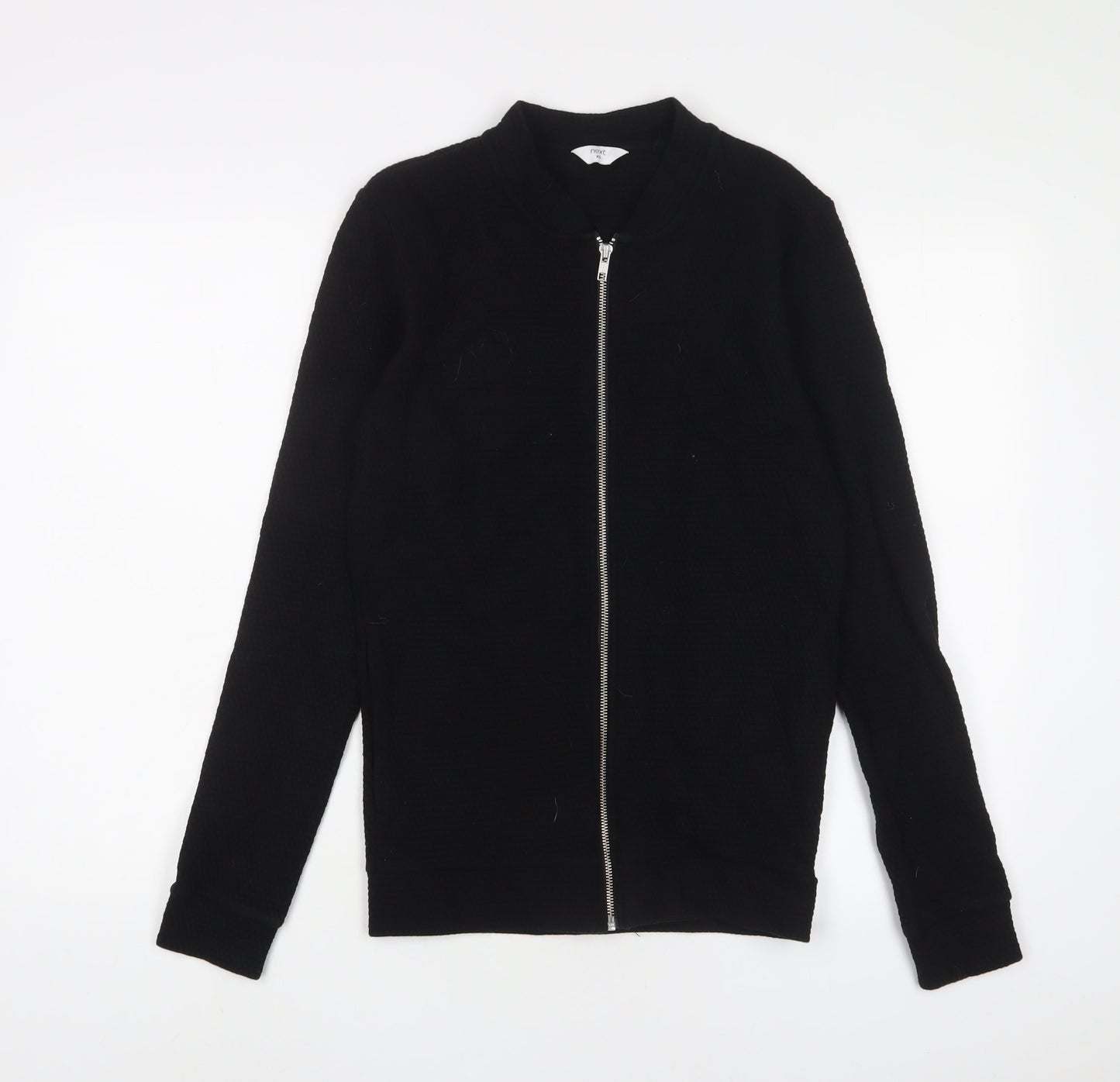 Mens UK Size XS NEXT Black Full Zip Sweatshirt