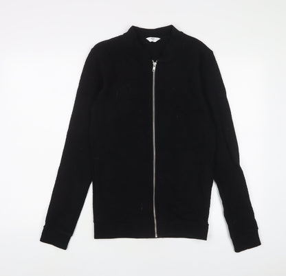 Mens UK Size XS NEXT Black Full Zip Sweatshirt