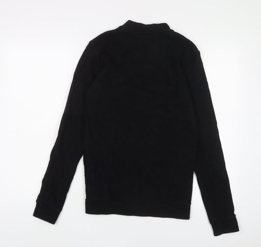 Mens UK Size XS NEXT Black Full Zip Sweatshirt