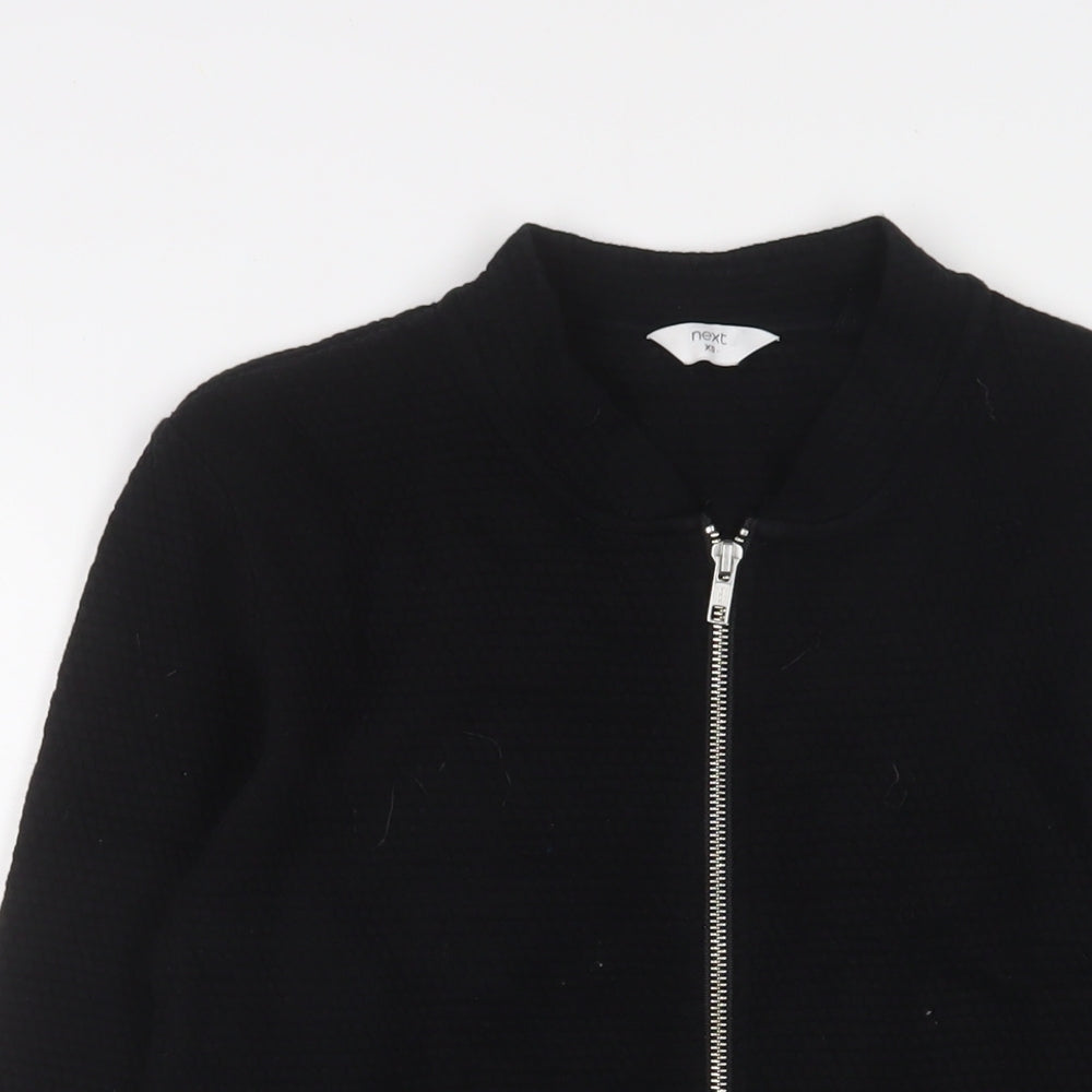 Mens UK Size XS NEXT Black Full Zip Sweatshirt