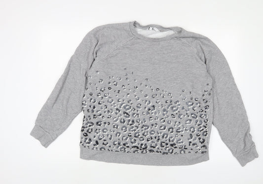 Womens UK Size L NEXT Grey Pullover Sweatshirt
