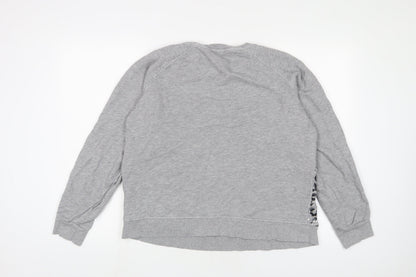 Womens UK Size L NEXT Grey Pullover Sweatshirt
