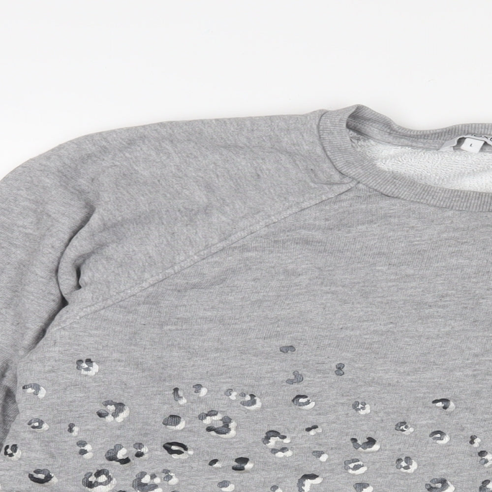 Womens UK Size L NEXT Grey Pullover Sweatshirt