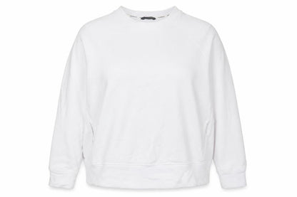 Goodmove Womens White Cotton Pullover Sweatshirt Size 18 Pullover