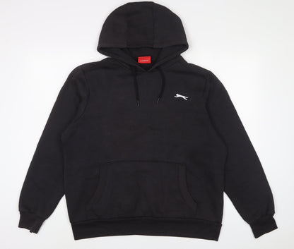 Mens UK Size M Slazenger Black Pullover Hoodie