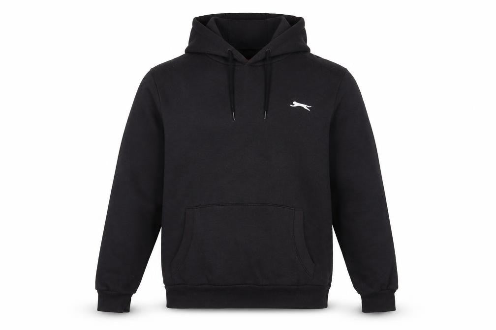Mens UK Size M Slazenger Black Pullover Hoodie
